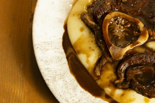 Stracotto di ossobuco Salerno Centro con purea di patate
