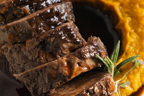 Brasato di Cinghiale Salerno Centro purea di carote